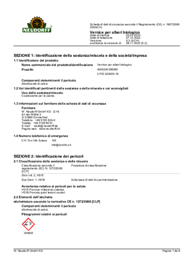 4005240166260 Sicherheitsdatenblatt 2023-03 it-CH