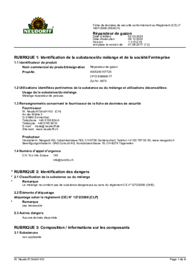 Réparateur de gazon
